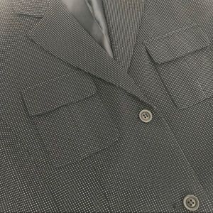 Pin dot black blazer